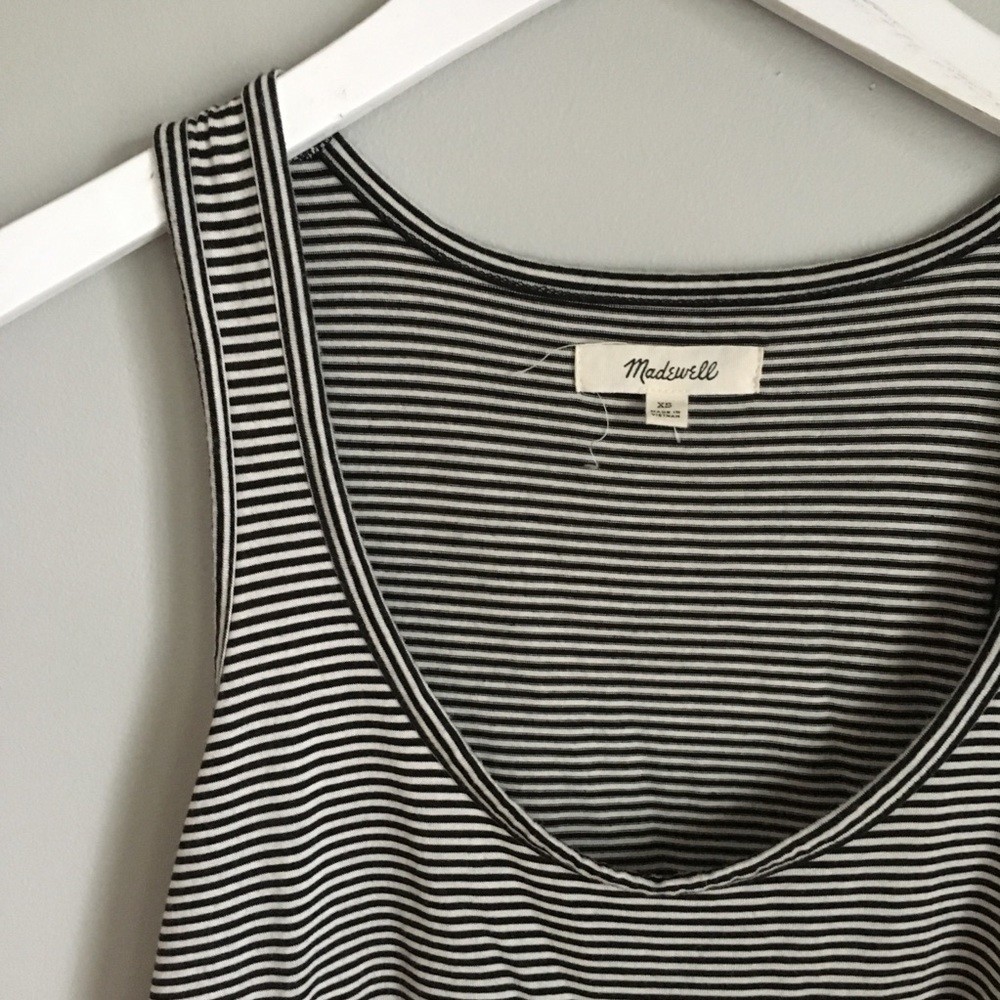 madewell - strum tank top - doran stripe - Picture 6 of 7
